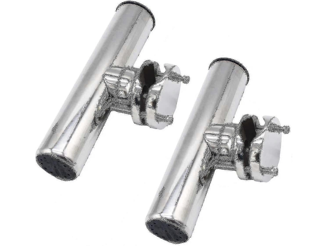 Rebe-2 Portavasos De Caña De Pescar Para Barco Con Abrazadera Sugoumei Ajustable 1 1/4-2 Pulgadas Acero Inoxidable 304