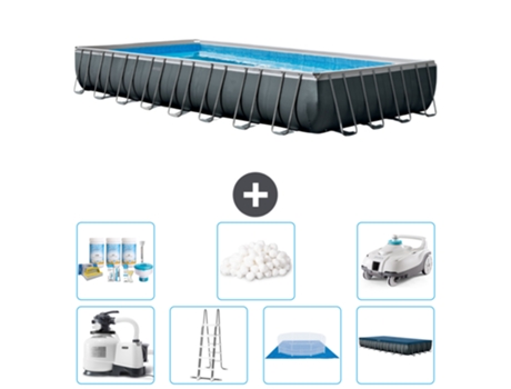 Piscina Tubular INTEX 26374GN-CB45 (54368 L - 488x132cm)