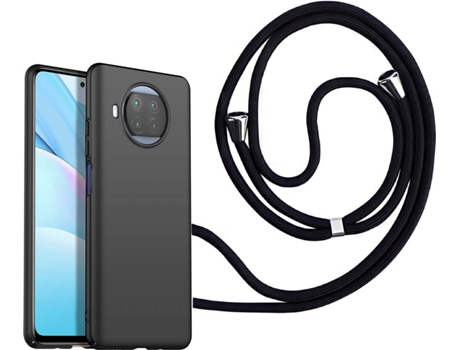 Funda Redmi Note 9T Turtleshell Rígida con Collar Negro