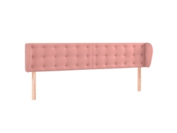 Maison Exclusive - Cabecero De Terciopelo Rosa 203x23x78/88 Cm