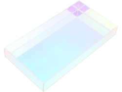 Bandeja Almacenamiento Material Acrílico Sólido Transparente Elegante Organiza Almacena Diseño Refinado