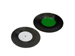 2 Portavasos Eléctricos Con Forma De Disco De Vinilo, Divertidos Y Originales, Para Bebidas Y Café.