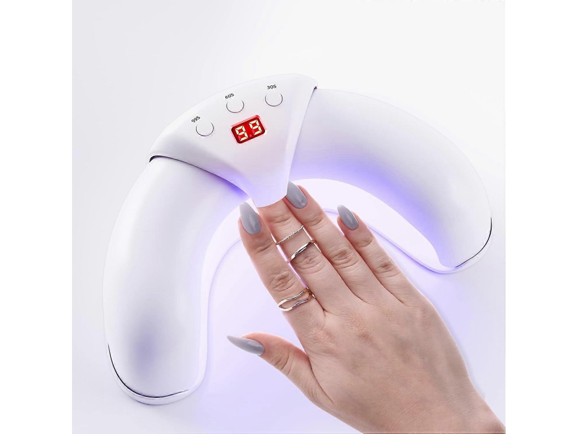 Lámpara de uñas UV LED portátil de 36 W con inducción automática inteligente para secado y curado de uñas de gel. Ly Ebike
