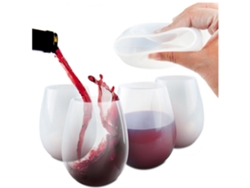 KOFIHETY Vaso de Vino Tinto de Silicona, Portátil para Barbacoa y Camping, Vasos de Vino Tinto al por Mayor