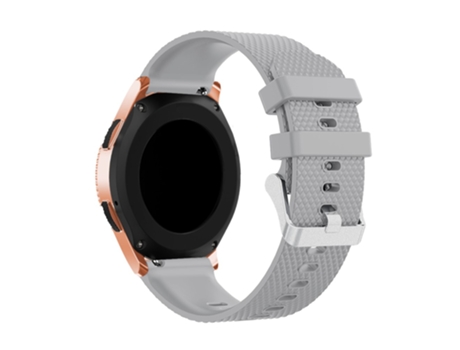 Correa de Silicona 20mm ajustable para Samsung Galaxy Watch 42mm - canoso