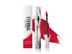Brillo de labios mate de larga duración en rojo intenso.