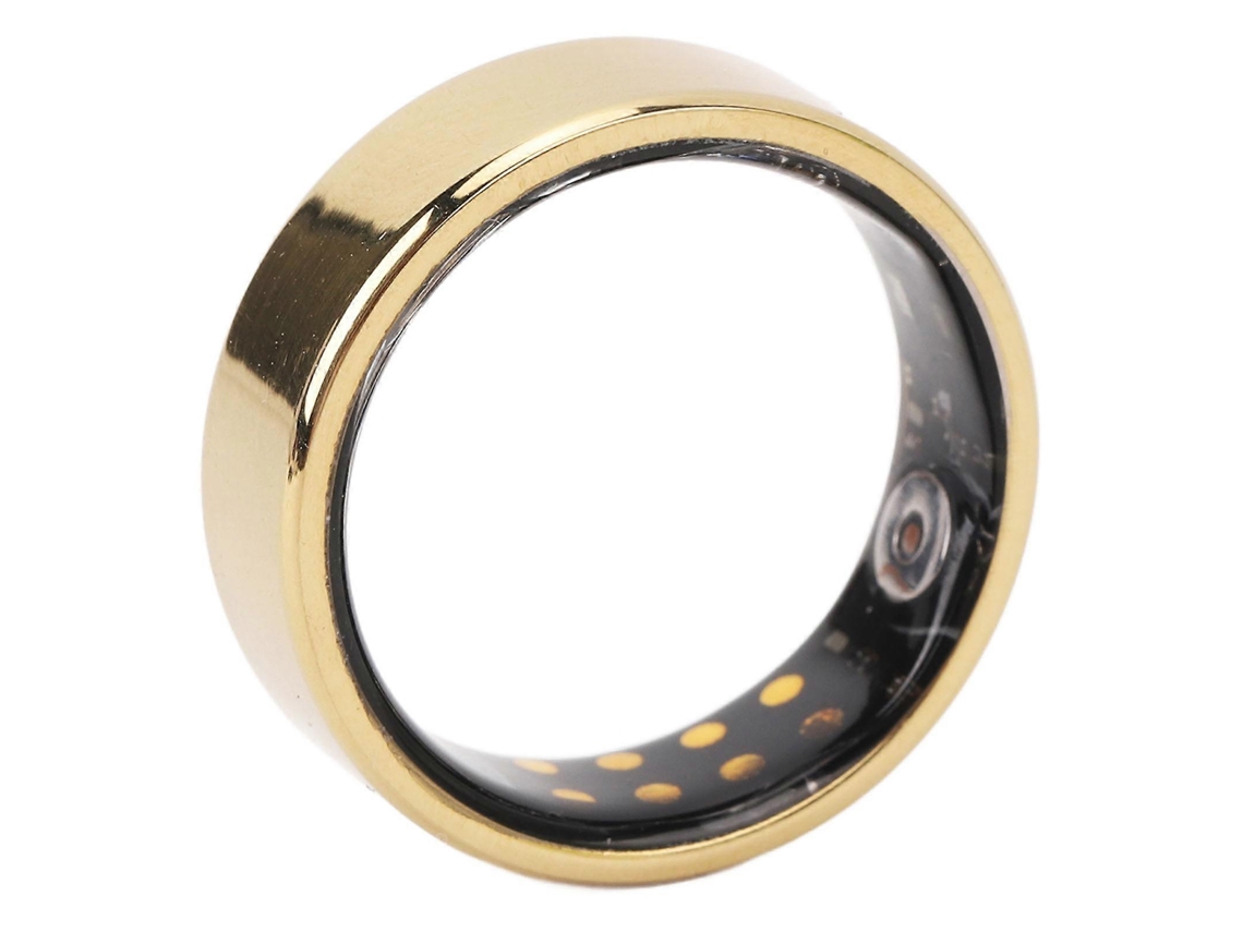 Anillo inteligente ligero de salud con monitorización del sueño, contador de pasos y monitor de actividad física, dorado, talla 8 (EE. UU.) Nostalgia88 (60 mm)