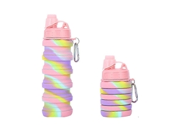 Botellas Deportivas De Viaje Plegables De Silicona De 500 Ml Rosewell