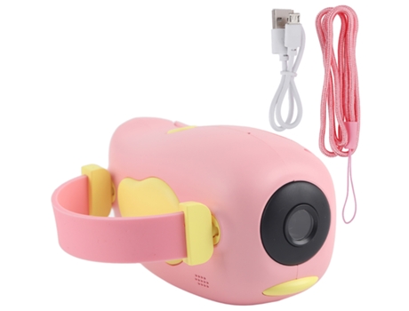 BISBISOUS A100 12Mp Dv Linda Cámara Digital con Pantalla de 2.0 Pulgadas para Niños Rosa