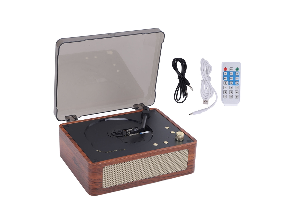 Reproductor de CD con batería recargable y altavoz