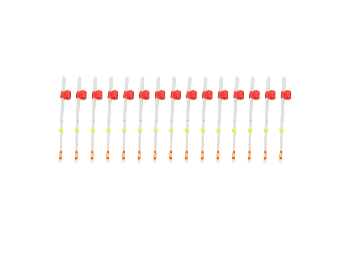 2026rebe-15pcs Minis Punta Superior Caña Pesca Hielo Invierno Extensión Durable 100mm Accesorios Pesca