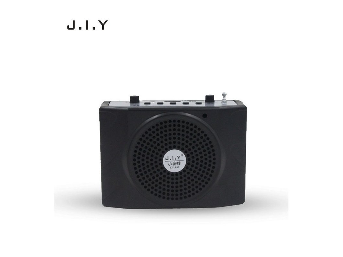 Amplificador de voz Micrófono Entrenadores con cable Altavoz Bluetooth Amplificador de voz Megáfono Guía de enseñanza Carga USB Negro