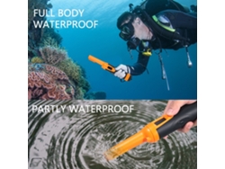 Detector de Metales impermeable de alta sensibilidad, cazador de tesoros submarino, zumbador vibratorio, puntero de Pin portátil con CHRUI #1