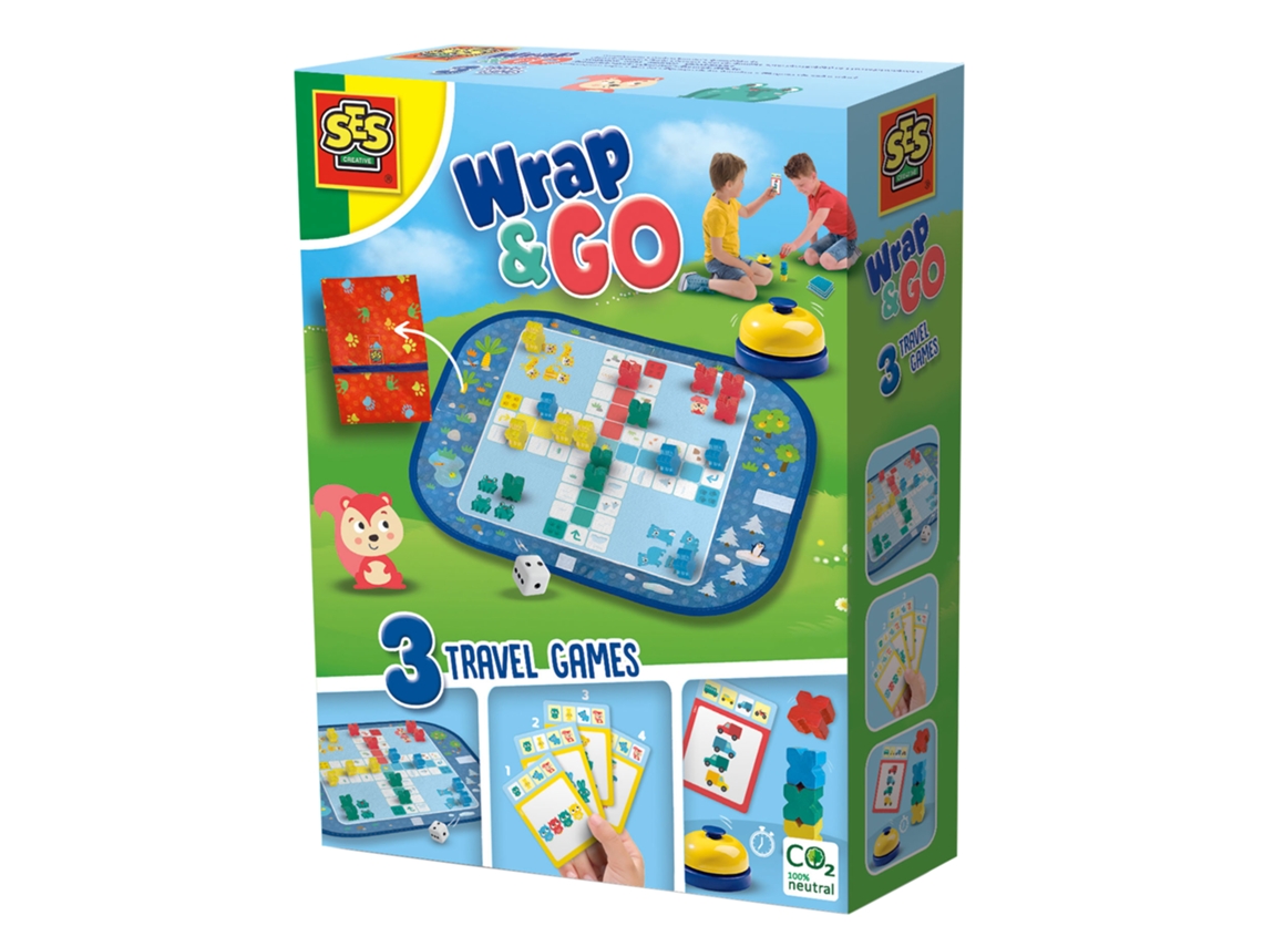 Juego para Niños SES Wrap & Go Juegos de viaje Al aire libre 02236 (Edad Mínima Recomendada: 4 Años)