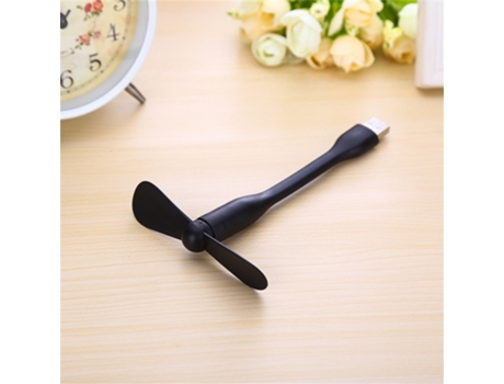 Mini Ventilador SLOWMOOSE Portátil USB Flexible Negro