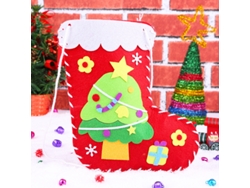 Manualidad De Navidad En Fieltro Adorable Diy Ornamento De Árbol De Pino Para Coser Y Decorar