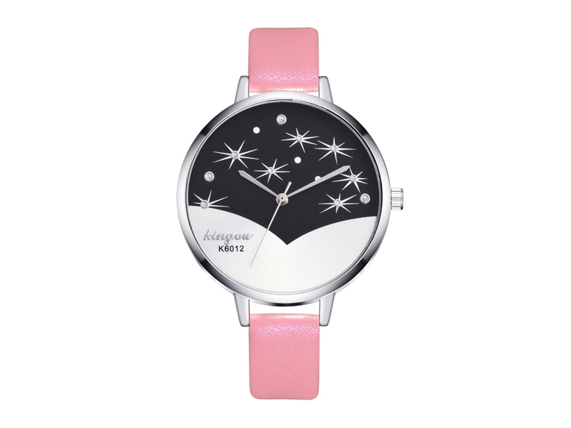 Reloj De Pulsera Analógico De Cuarzo Marrón De Estilo Casual Y Moderno Para Mujer