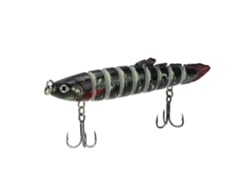 Danu26-lure De Pesca Artificial 3d 9 Secciones Reutilizable Con Anzuelo Afilado Para Agua Dulce Y Salada Amarillo Claro Con Puntos