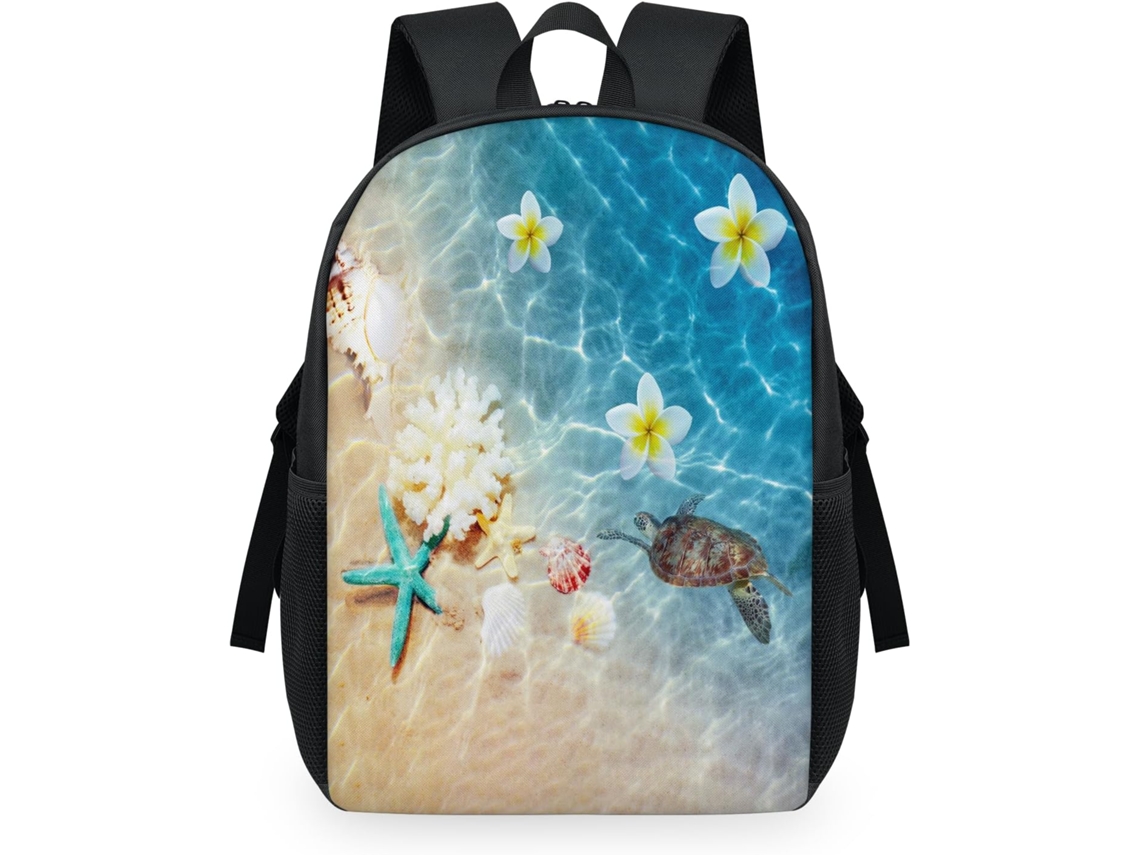 Mochila Temática Oceánica Tropical Para Niños Niñas Hombres Mujeres Mochila Versátil Escolar Informal Portá