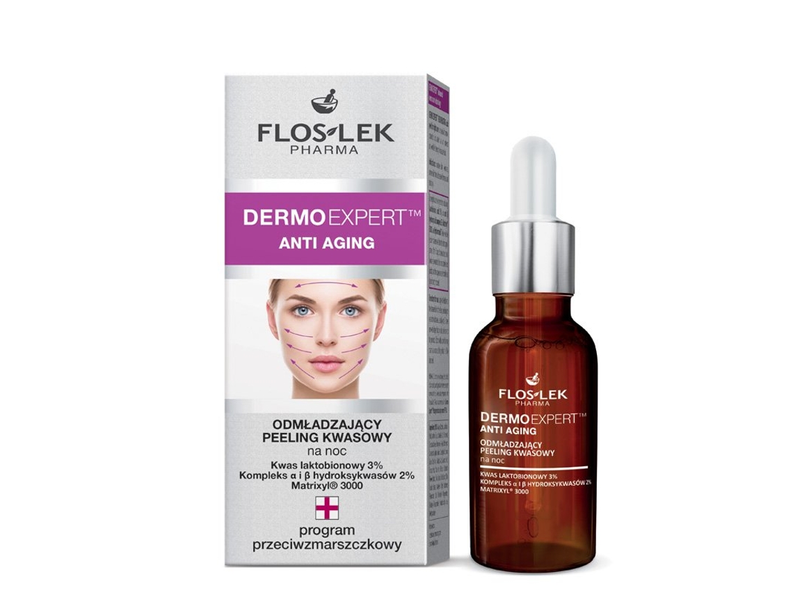 Flos Lek Dermoexpert Peeling Ácido Nocturno Antiedad 30 ml Floslek