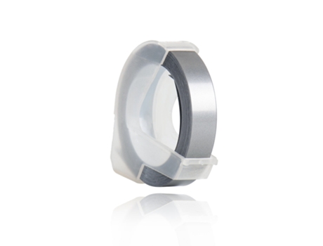Cinta Adhesiva Plástica Dymo 3D (Color Plata - 6Mm)