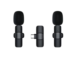 Micrófonos De Solapa Inalámbricos Chrui Micrófono Dual M22 (tipo C)
