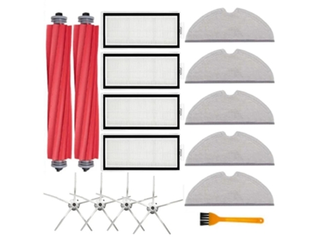 Kit de acessórios 16 peças para roborock q7 max peças peças de filtro hepa sobressalentes