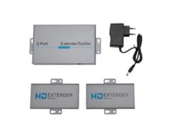 Hdmi Extender Splitter 1x2 1080p60hz A Través De Cat5e/ca