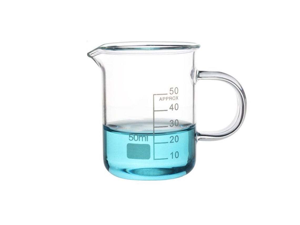 2026-vaso De Precipitado Resistente A Altas Temperaturas Con Mango Y Escala De 50/100/250/500/1000ml Vidrio Sin Plomo Qinhai