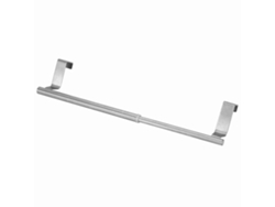 Toallero Retráctil De Acero Inoxidable, Barra Individual, 34 Cm, No Requiere Taladrado.