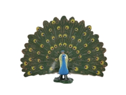 Ats-modelo De Ave Salvaje Simulada Juguete Decorativo De Mesa Ornamento Hogar Pavo Real