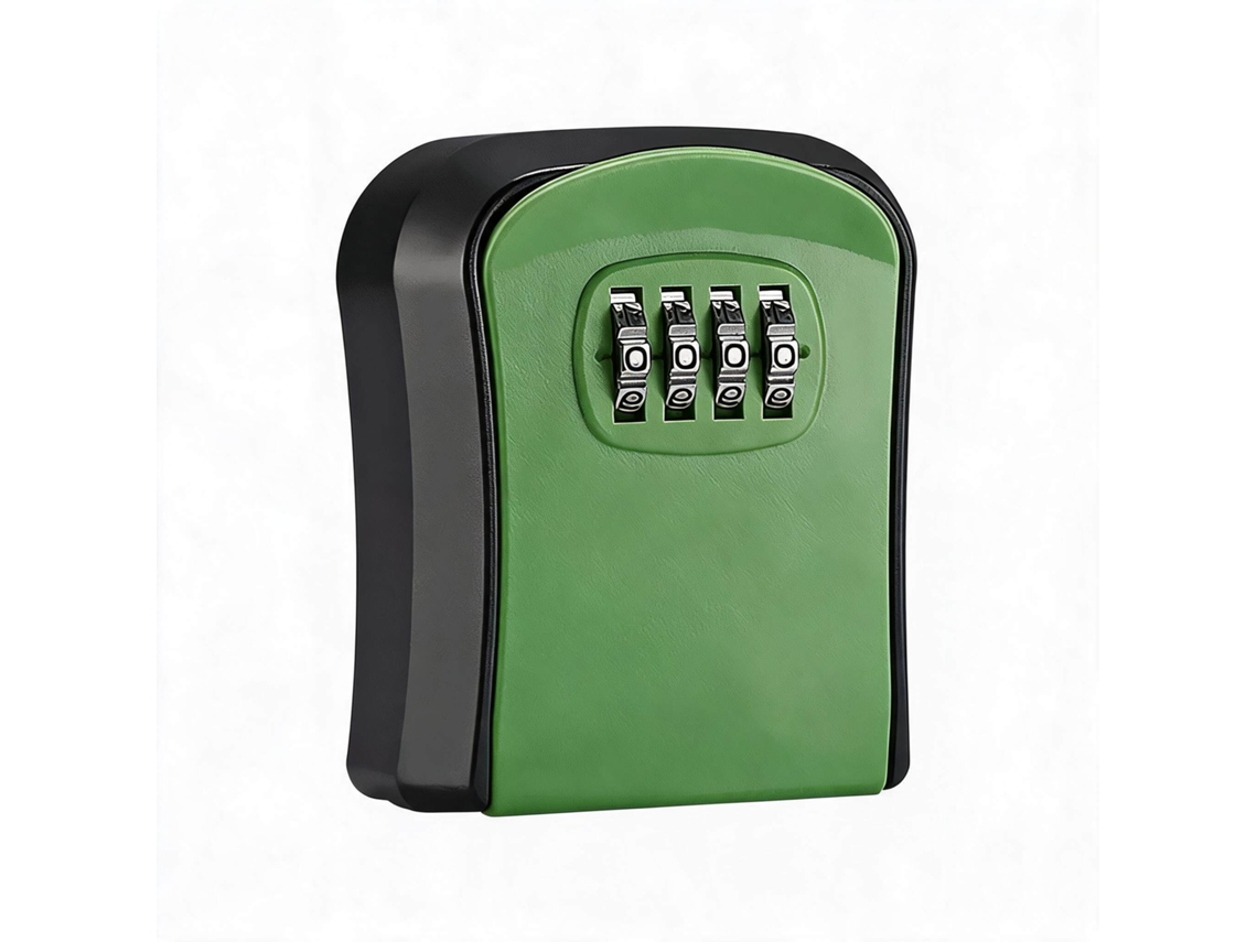 Caja De Llaves Chrui Segredo 4 Dígitos 8x4x9.5cm (verde)