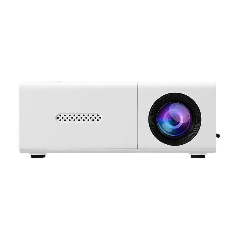 Proyector (estándar europeo, blanco), proyección de alta definición, compacto.