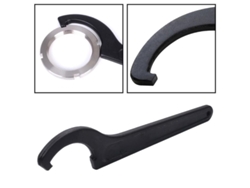 Llave De Gancho De Media Luna Para Motocicleta, Acero 22-26, 45°, Resistente A La Corrosión Y Duradera.