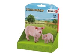 Cerdo y lechón en caja Schleich