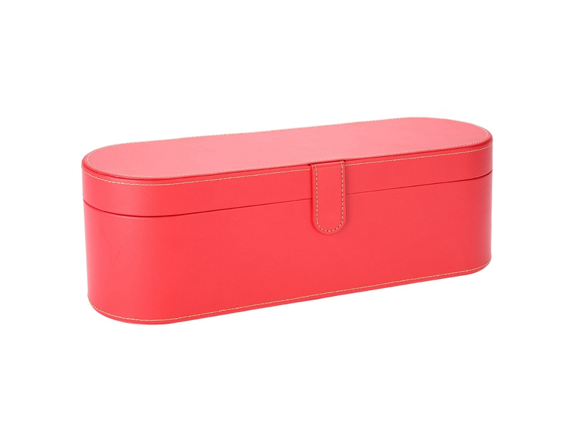 Vlrla-dyson Cabelo Dryer Pu Leather Storage Box - Red