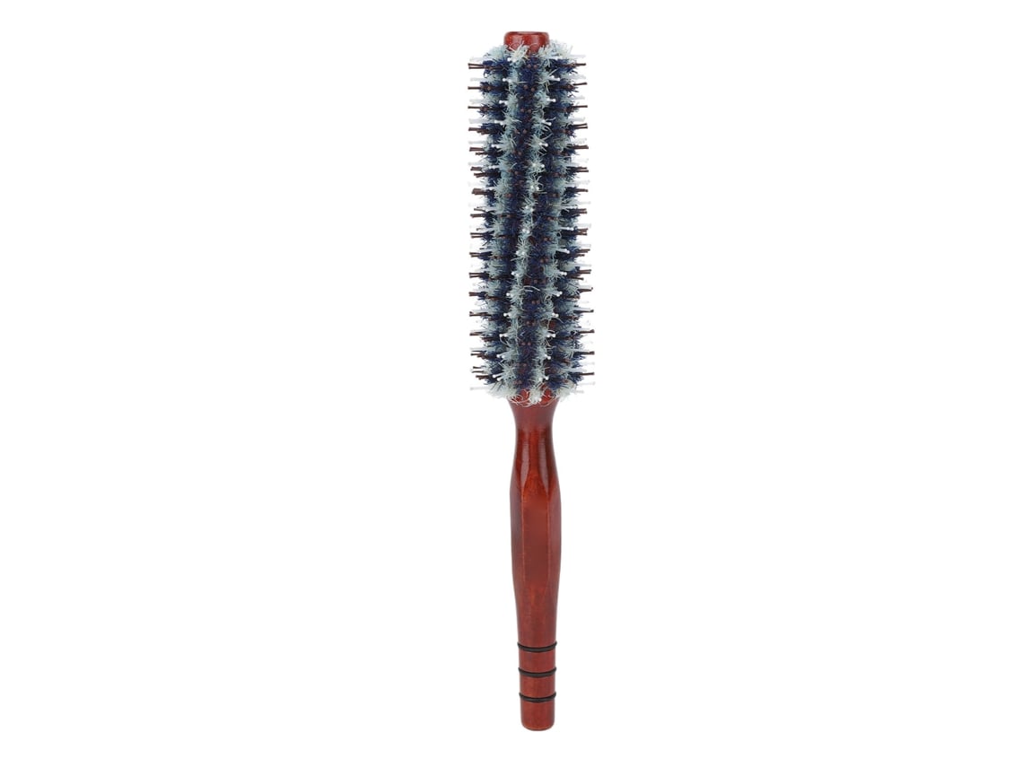 Peine redondo antiestático resistente a altas temperaturas para peinar el cabello rizado en casa o en la peluquería.