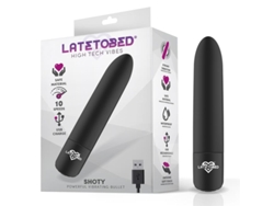 Bala Vibradora Usb 10 Velocidades Potente Motor Negro LATETOBED
