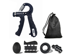 Kit De Entrenamiento De Fortalecimiento De Dedos Y Antebrazos Ajustable: Mejore La Fuerza Y La Flexibilidad Con Agarres De Resistencia
