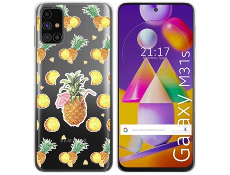 Carcasa Samsung Galaxy M31s TUMUNDOSMARTPHONE Dibujos Transparente Multicolor