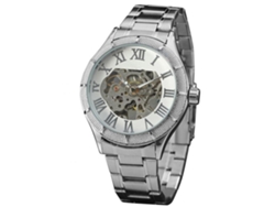 Reloj Mecánico Forsining De Acero Resistente Al Agua Para Hombre, Color Blanco