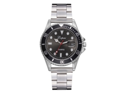 Reloj De Pulsera Unisex Para Negocios Con Brazalete De Acero Y Movimiento De Cuarzo Negro Sencillo.