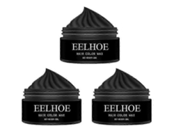 2pcsblack—granny Gray Colorful Hair Wax Hair Mud Long-lasting Styling Natural Fluffy Color Disposable Dyed Hair Wax