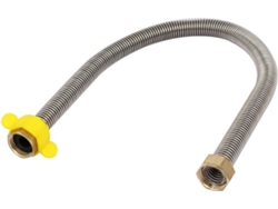 Conexión Telescópica Corrugada Para Inodoro Con Rosca Interna De 20 Mm Y 50 Cm De Longitud (fc945...