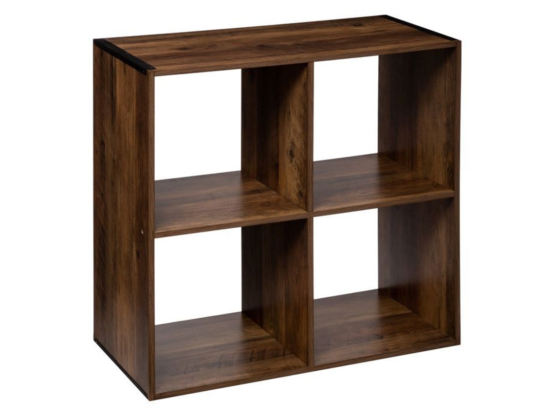 5five Estantería Industrial De 4 Cajas Mix N Modul Efecto Madera Oscura