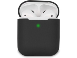 2026-cubierta Linjou Para Airpods 1 Y 2, Silicona Suave, Protección Total 360°, Negro