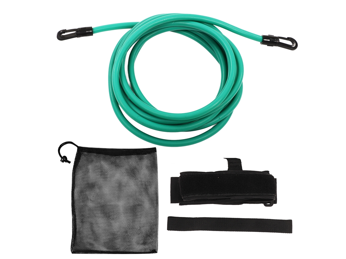 2026-cinturón De Entrenamiento De Natación Fija Con Correa Elástica Para Resistencia Y Fuerza 6mm 10mm 4m Verde