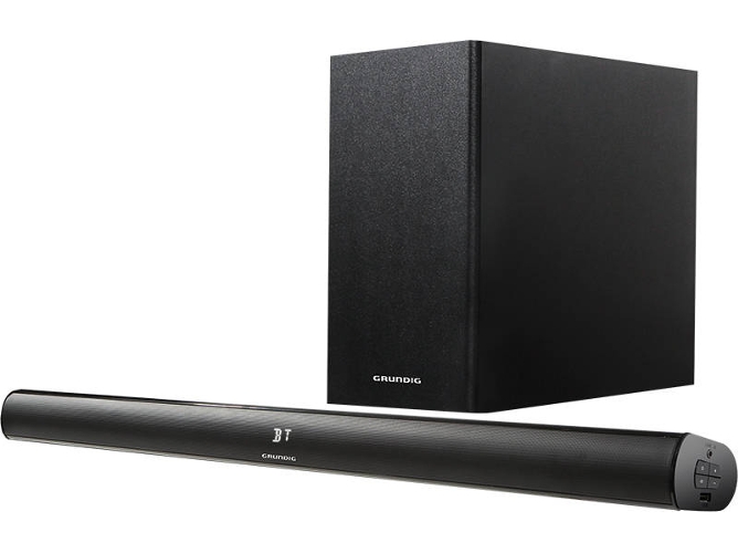 Barra de Sonido GRUNDIG DSB 990 2.1 (2.1 - 80 W - Subwoofer Inalámbrico)