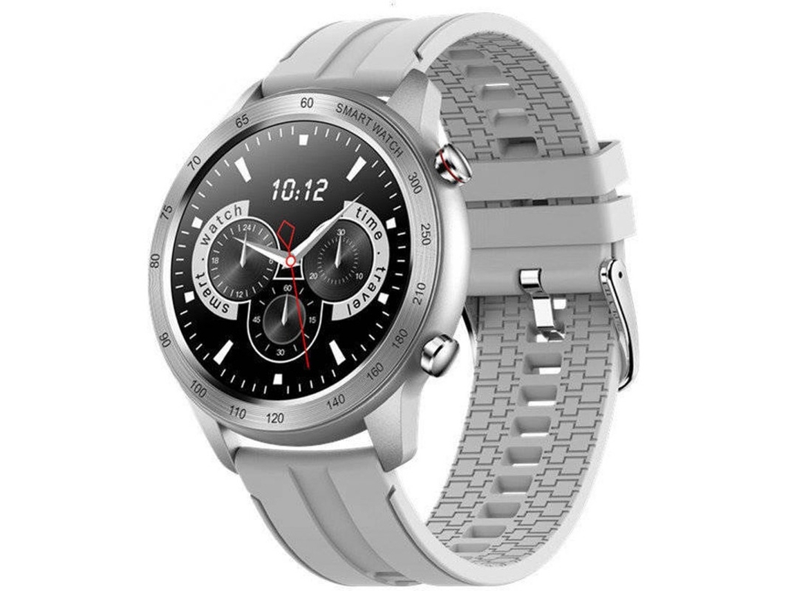 Reloj inteligente deportivo para hombre, resistente al agua IP68, con Bluetooth, llamadas y monitor de ritmo cardíaco durante el sueño, Yizhood (plateado)