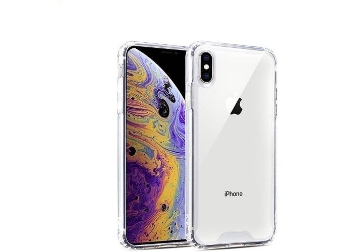 Funda iPhone XS Max WEPHONE ACCESORIOS Rigida Transparente